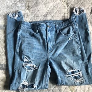 American eagle ripped jeans!